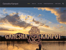 Tablet Screenshot of ganeshakampot.com